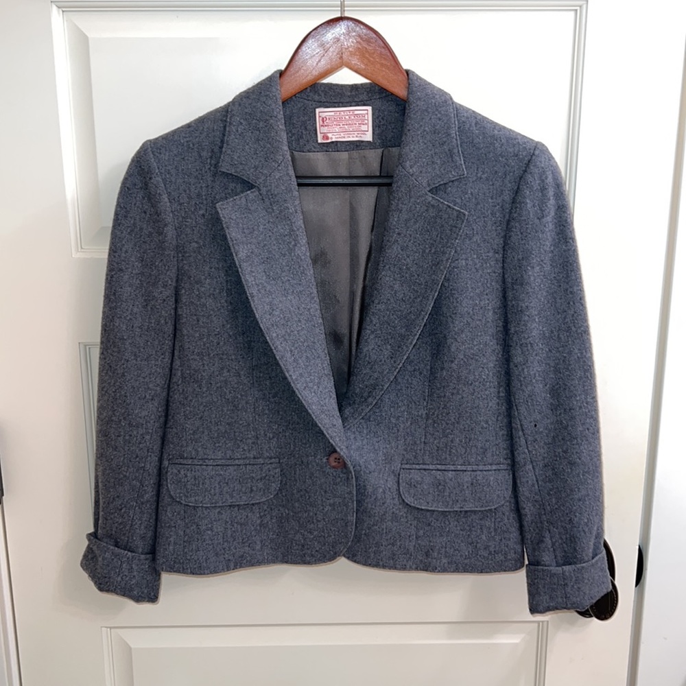 Pendleton wool blazer